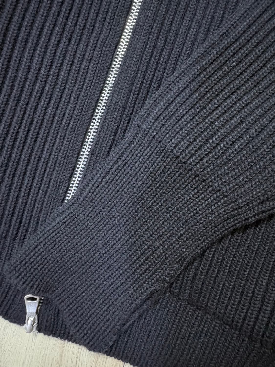 안데르센안데르센 풀집업 니트 L 상품이미지3