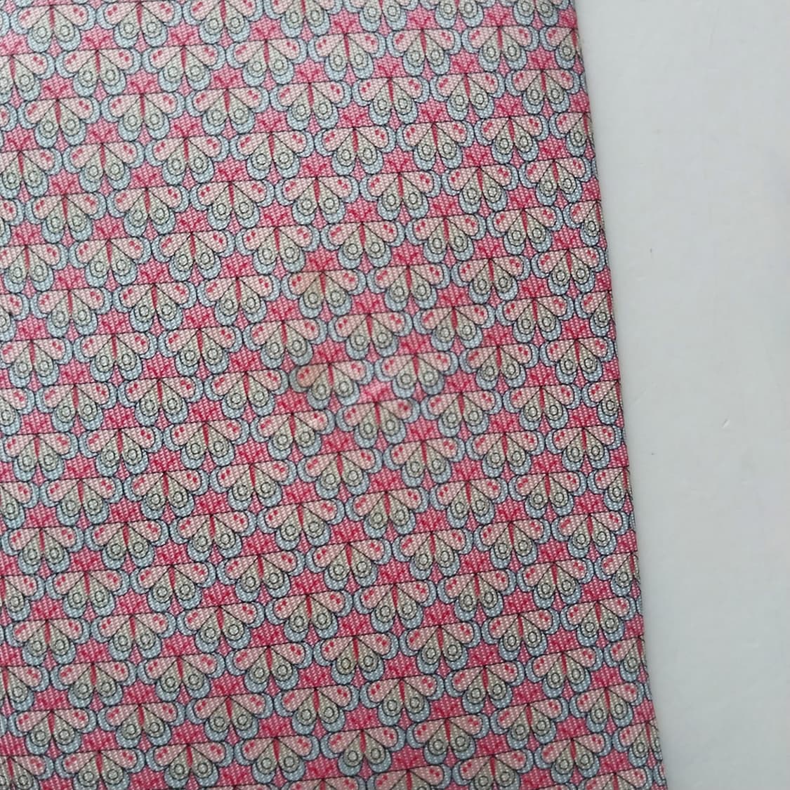 살바토레 페라가모 실크 나비 모티브 넥타이 8.2cm B등급 K2178 상품이미지6