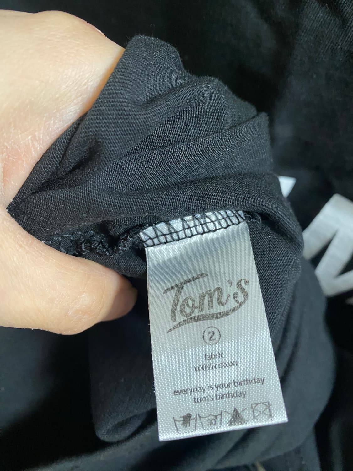 톰스벌스데이 러브미 티셔츠 블랙 2사이즈 상품이미지6