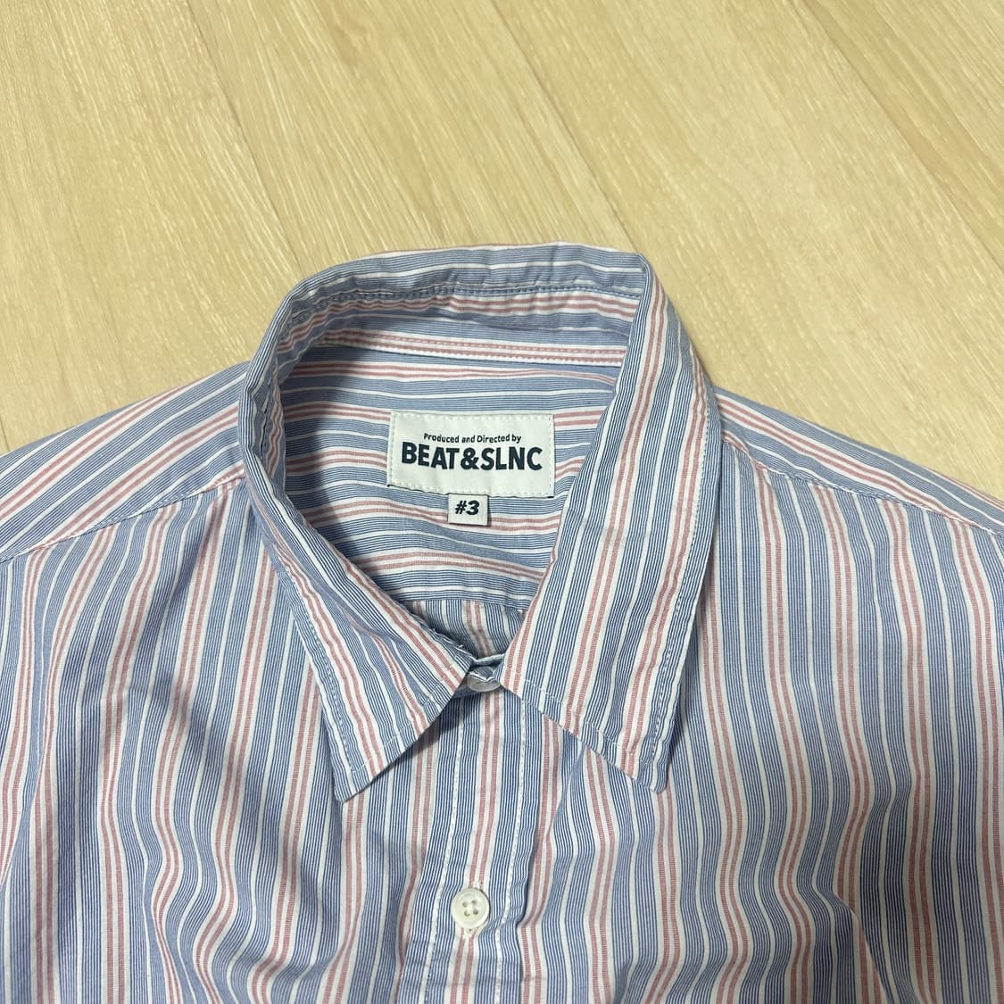 3(105) 비트앤사일런스 릴렉스핏 셔츠 블루 상품이미지3