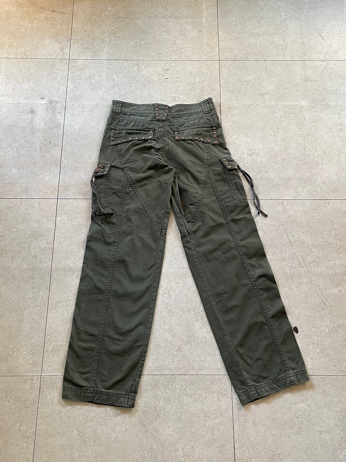DOHC 그린 카고 팬츠 상품이미지1