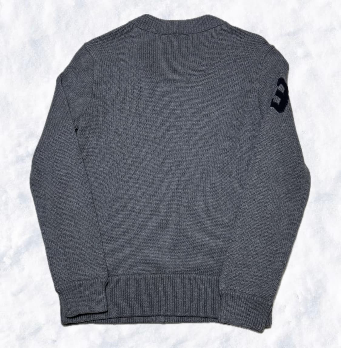 폴로 랄프로렌 빅포니 그레이 니트 집업 상품이미지3