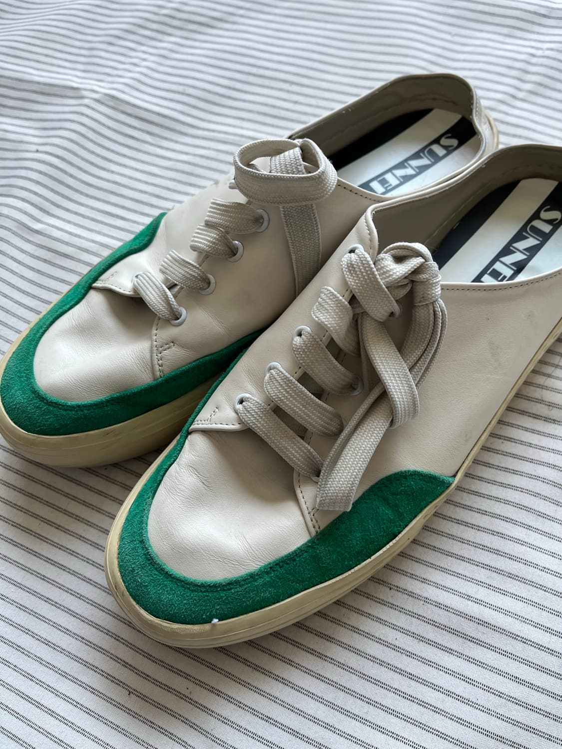 SUNNEI 레더 / 스웨이드 스니커즈 (270) 상품이미지3