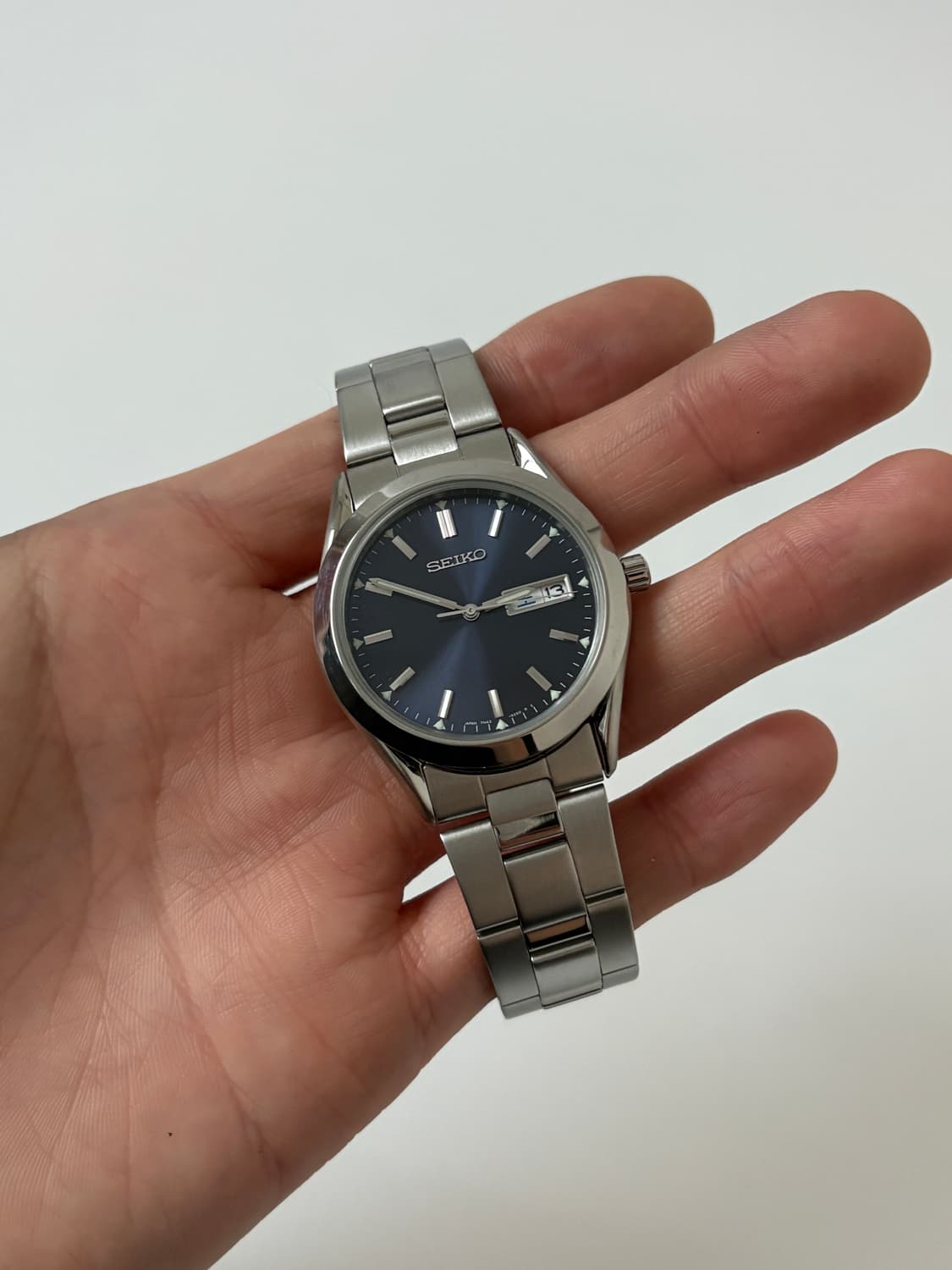 2000s Dark Navy Dial Silver Quartz 상품이미지1