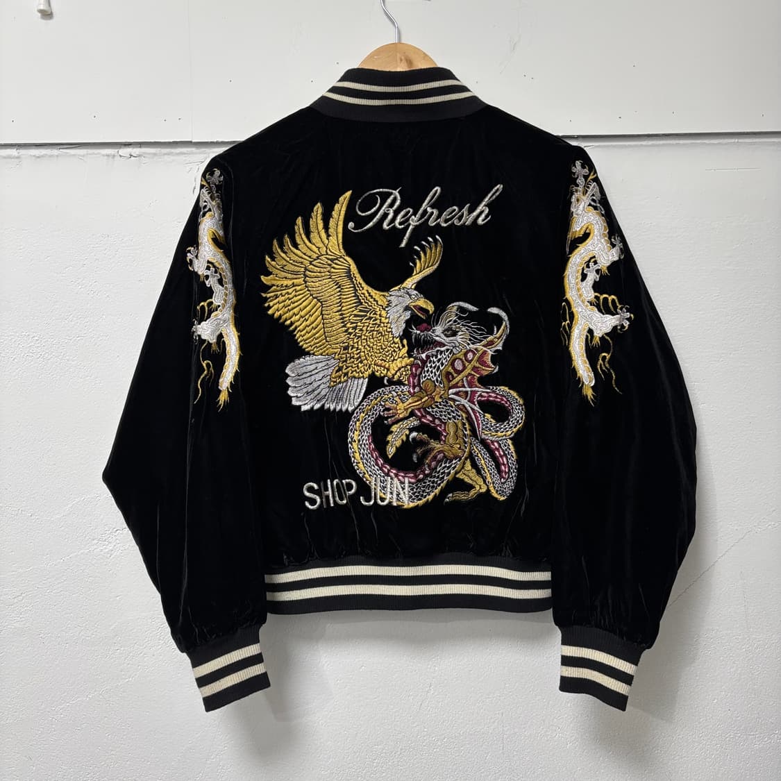 빈티지 우먼스 벨벳 스카잔 상품이미지1