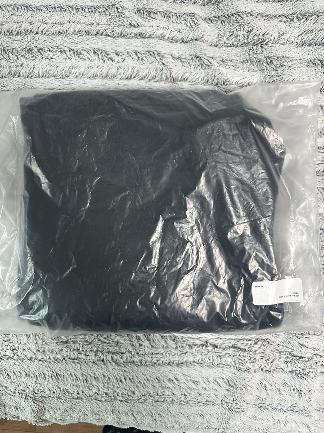 머듈 니트팬츠 블랙 2 상품이미지5