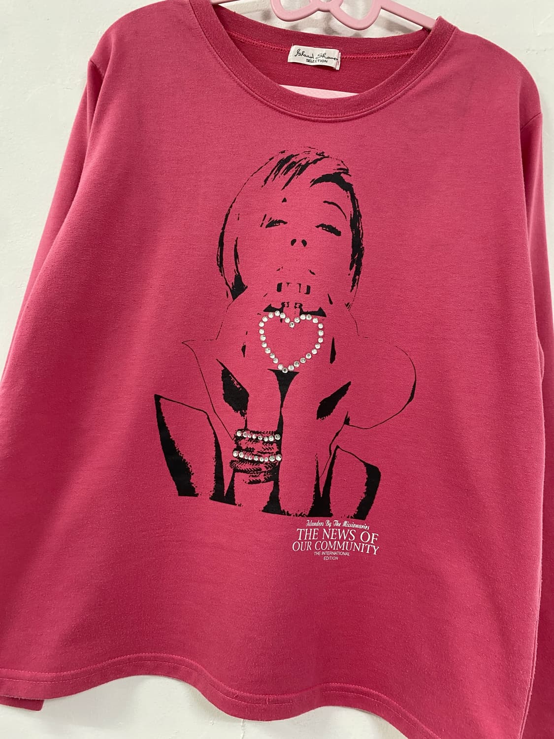 Y2K CUBIC PINK LONGSLEEVE 상품이미지3