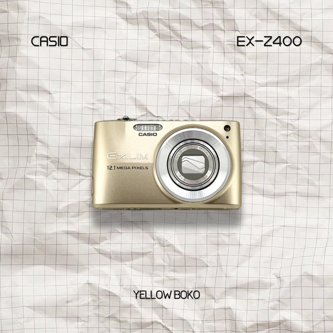 [수채감성] CASIO 카시오 엑슬림 EX-Z400 레트로 디지털 카메라 상품이미지1