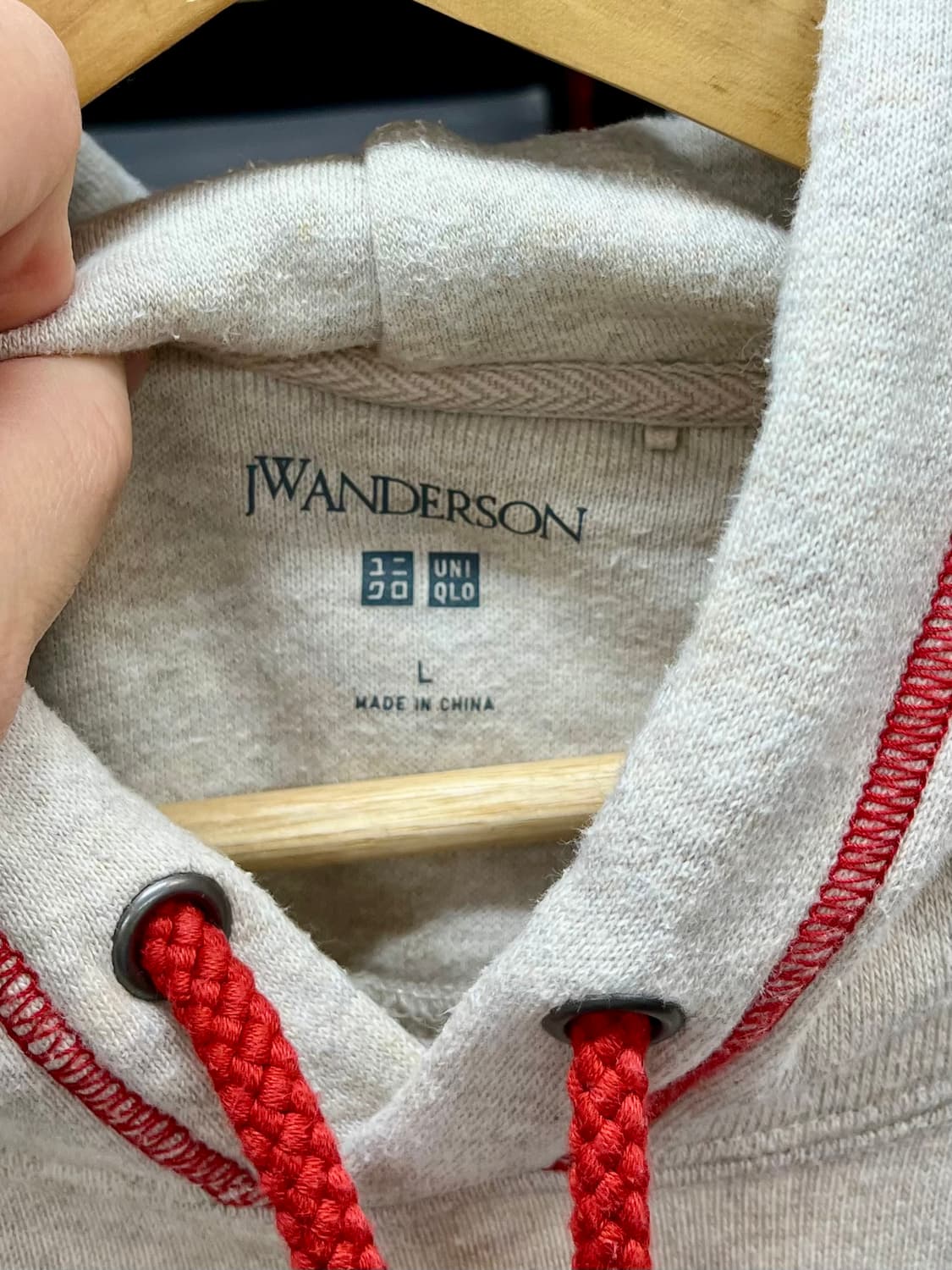 [100] 유니클로 X JWA 후드티 L  상품이미지4