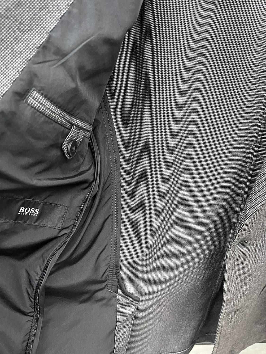 95) 휴고보스 그레이 코튼자켓  상품이미지7