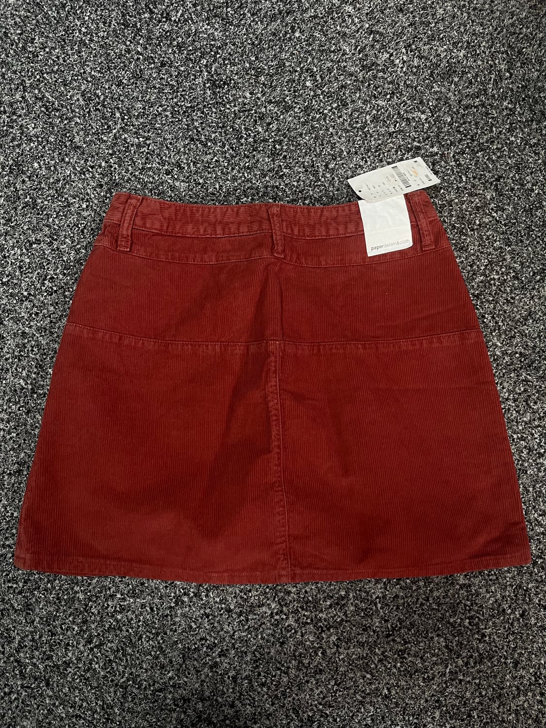 Paper Denim & Cloth 코듀로이 미니스커트 버건디 26 상품이미지7