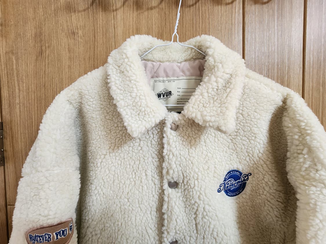 (M)WV프로젝트 뽀글이 코치 자켓 남녀공용 상품이미지2