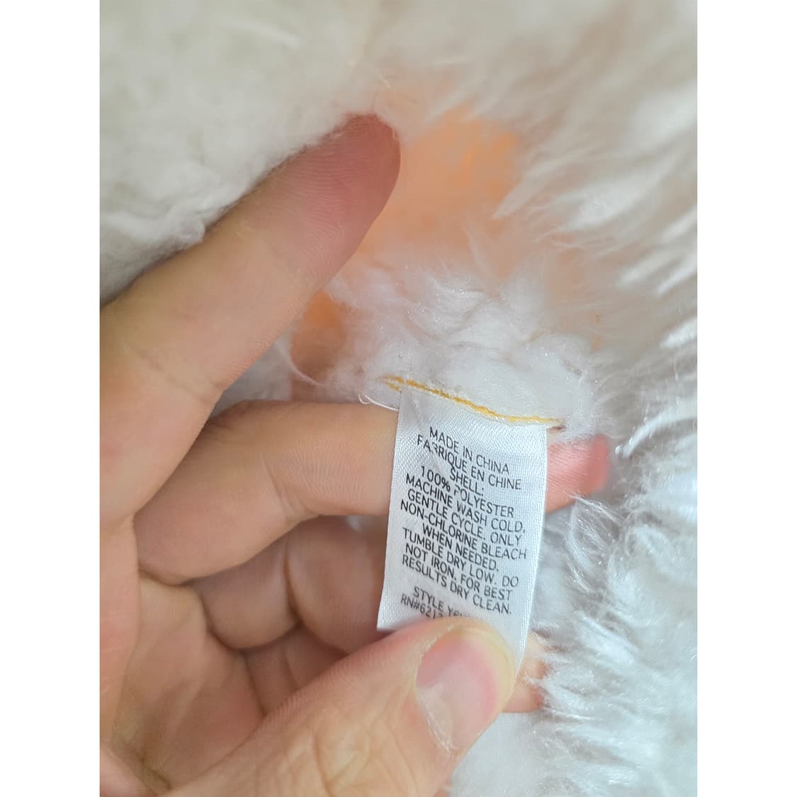 택포) 게스 guess 양가죽 무스탕 숏코트 XS 상품이미지3