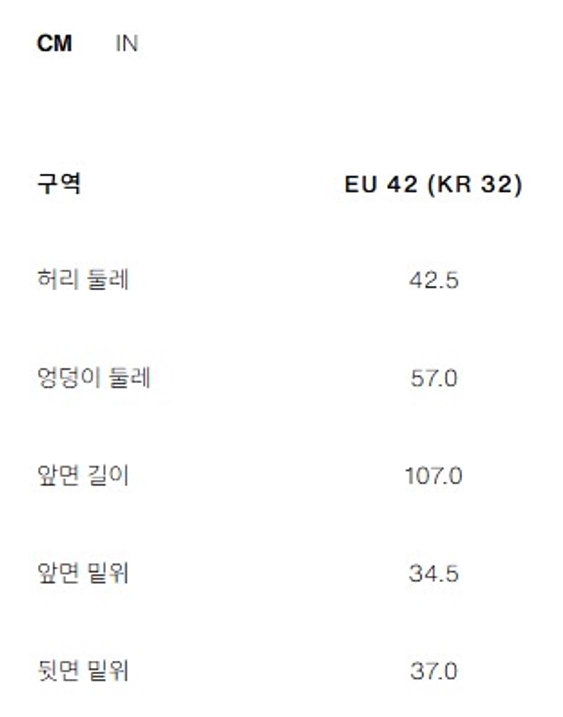 자라 / 워싱 스트레이트 핏 팬츠 / 블루 / 32 상품이미지2