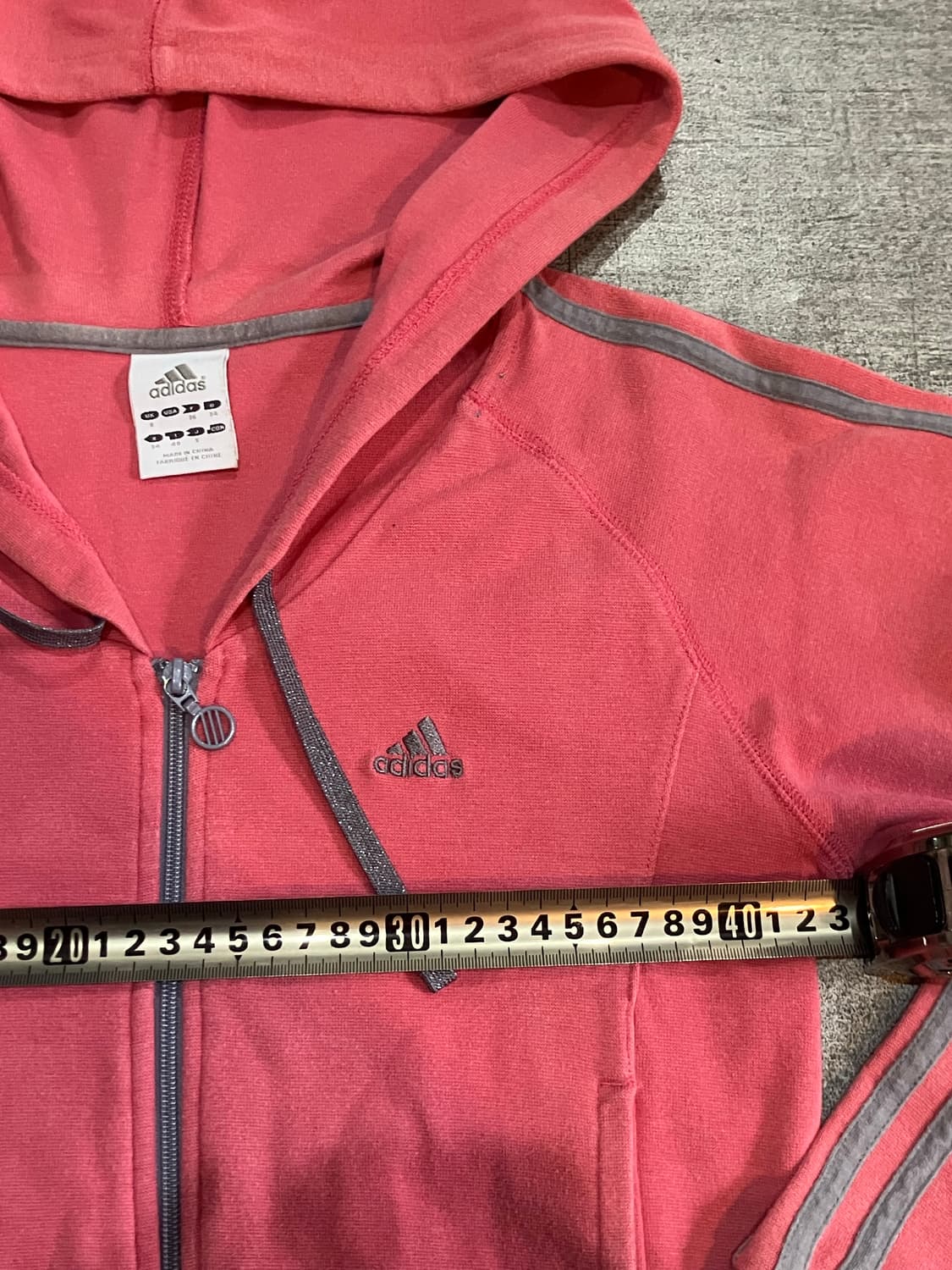 Adidas 아디다스 핀터깔y2k 사이드라인 후드집업 상품이미지2