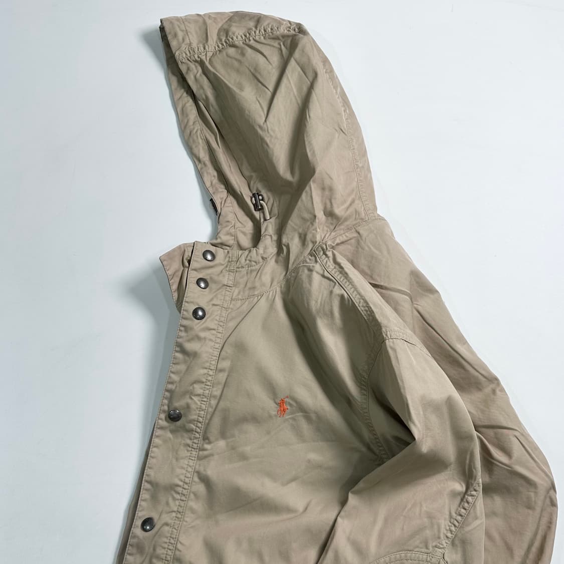 폴로 랄프로렌 베이지 코튼 후드 자켓 상품이미지4