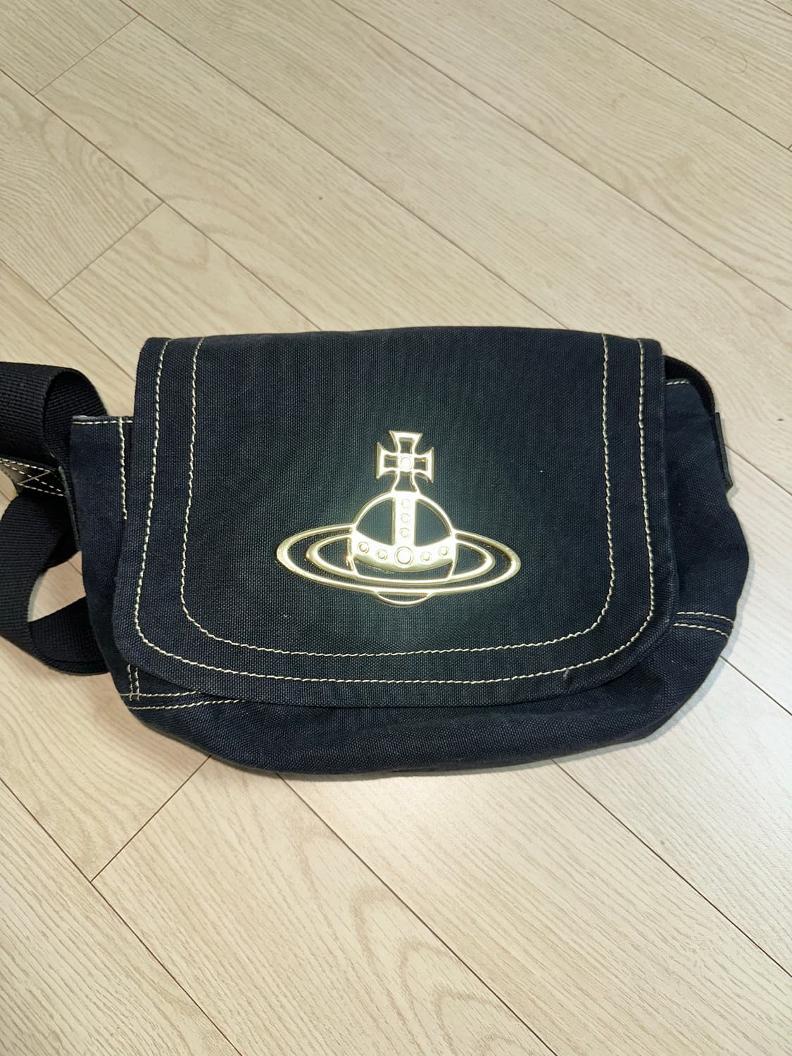 비비안웨스트우드 코튼 숄더백 크로스백 상품이미지3