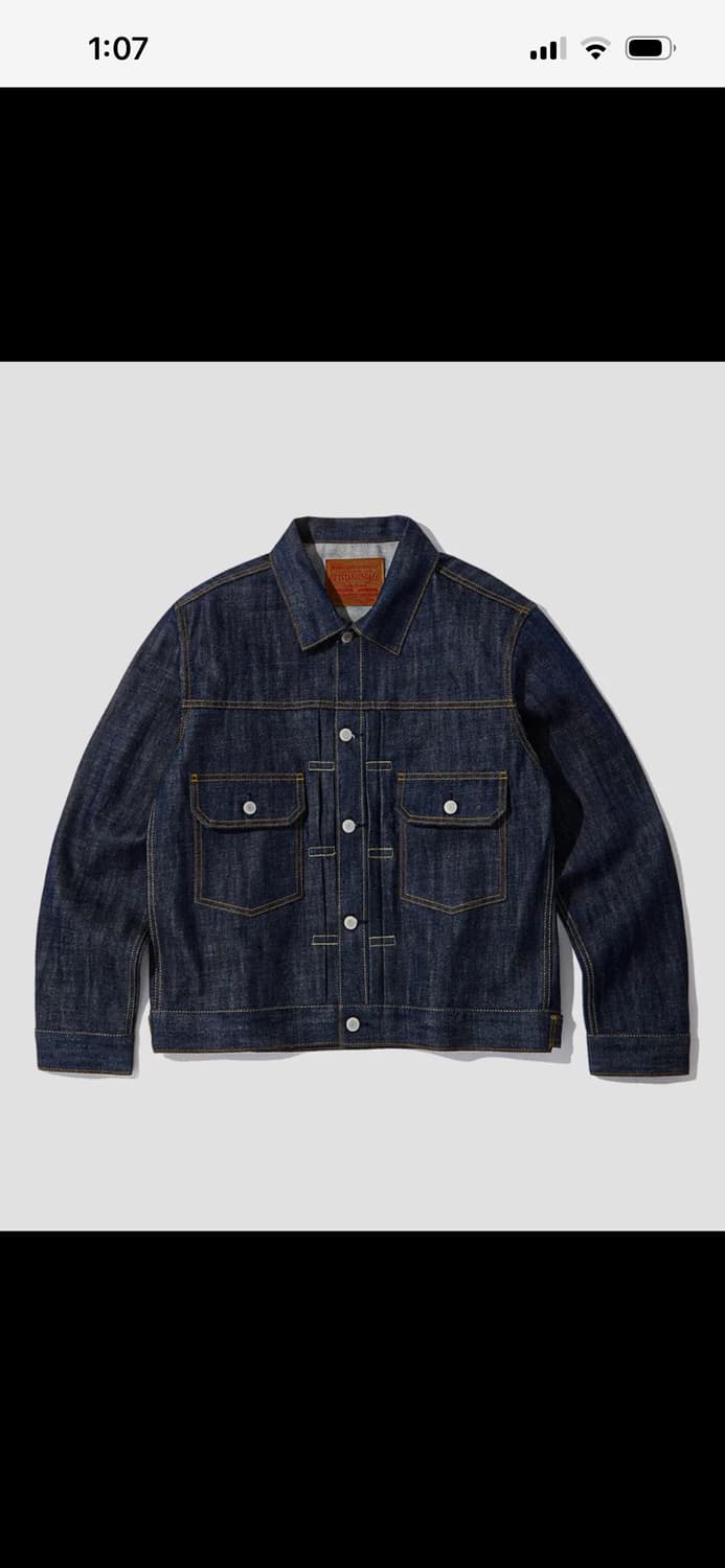 SELVEDGE DENIM 2ND JACKET_INDIGO 데님자켓 상품이미지1