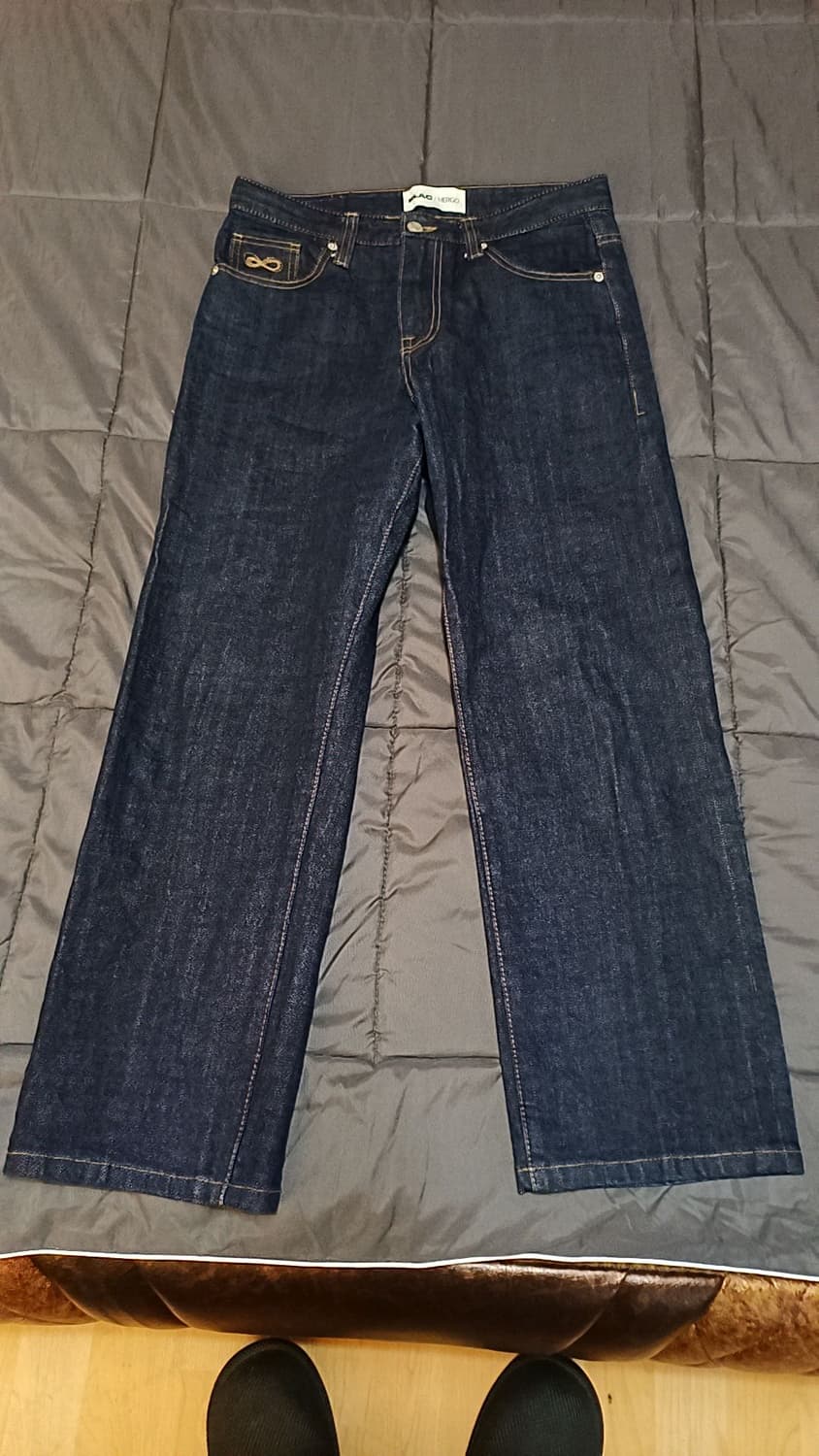 플랙 와이드청바지 31인치 기장97 상품이미지1