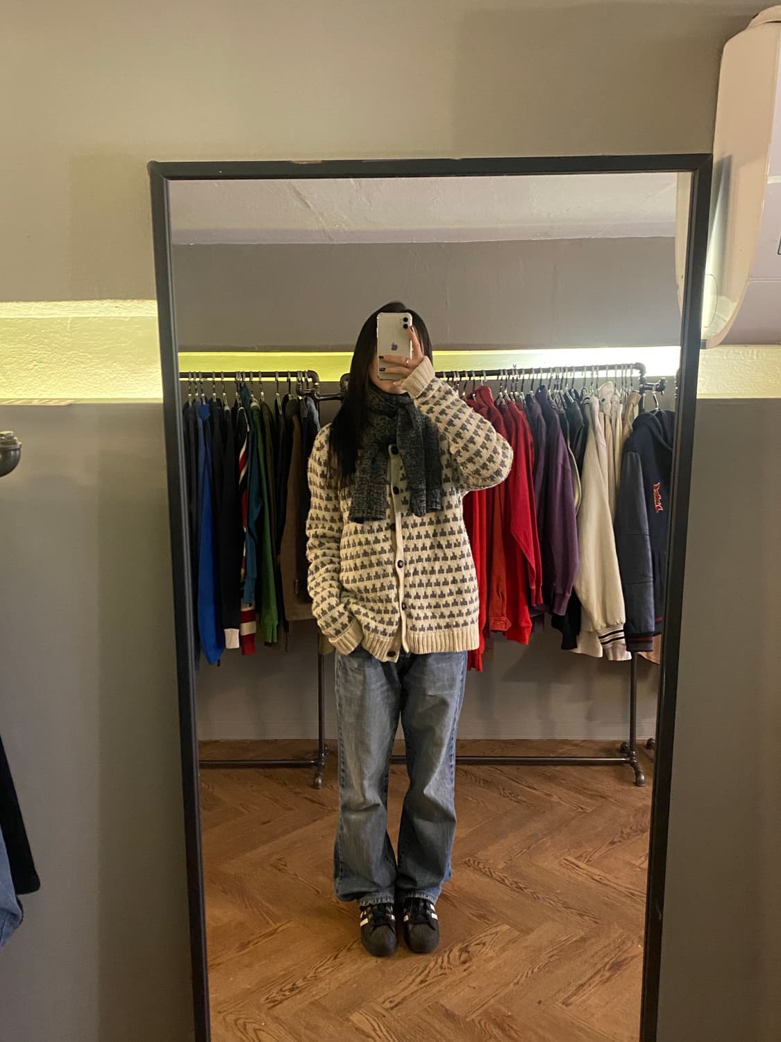 American white/grey PT knit CD 상품이미지2