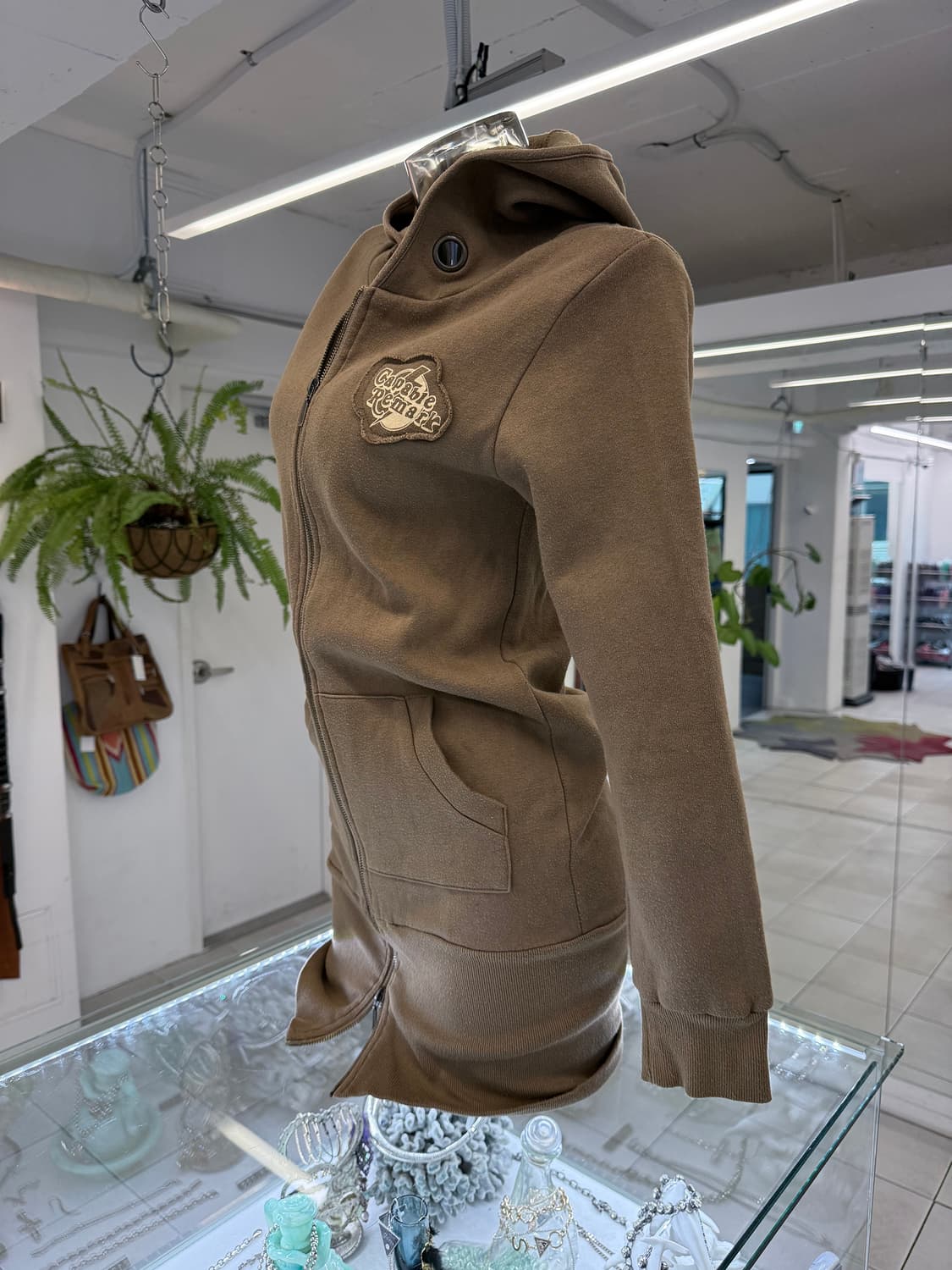 patch print long hood zipup 상품이미지5