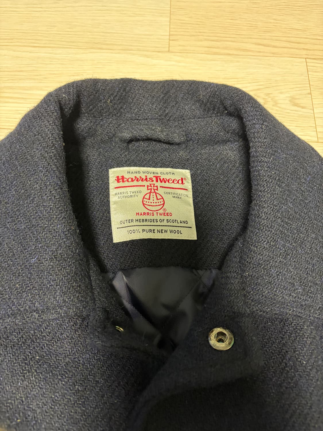 제로라운지 해리스트위드 바시티(L, 새상품) 상품이미지2