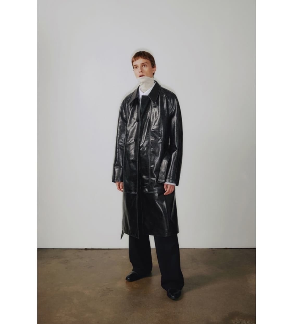 누마레 레더 트렌치코트 상품이미지7