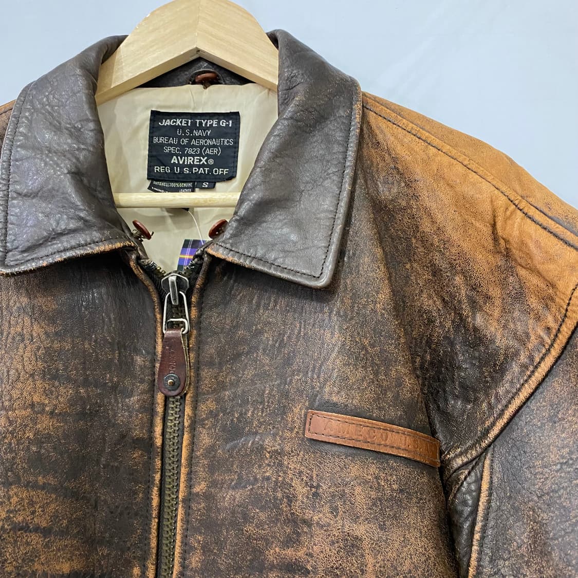 아비렉스 US해군 G-1 대만 국기 자켓(S) 상품이미지3