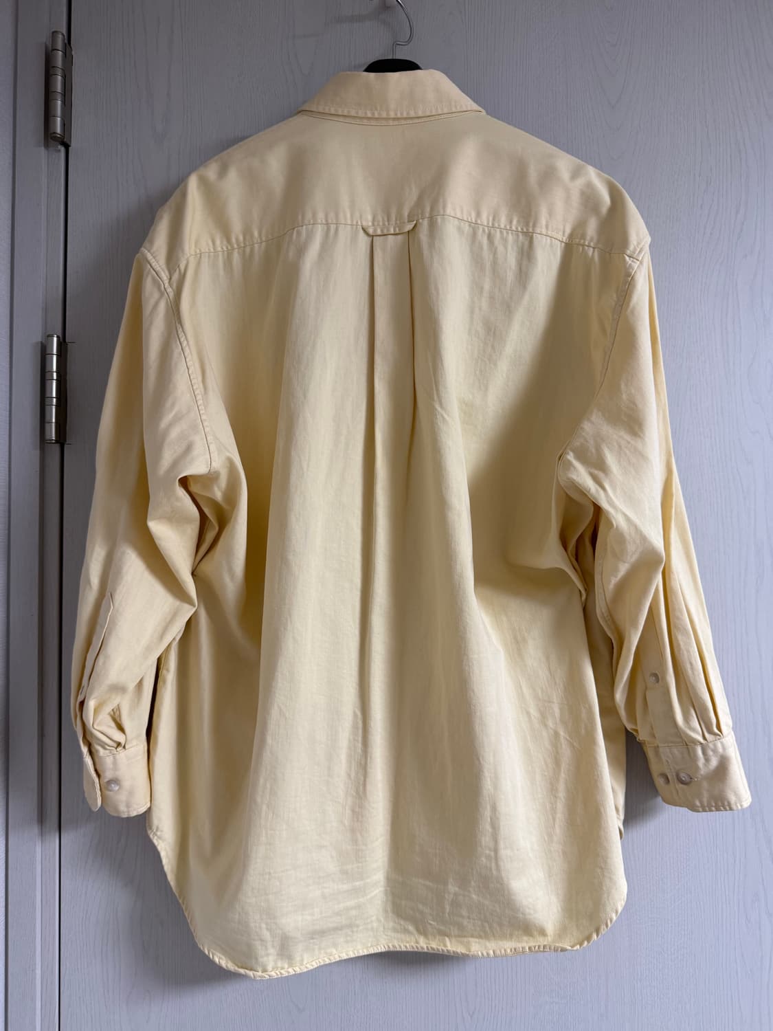 유니클로 U 옥스포드 셔츠 L 옐로우 상품이미지2