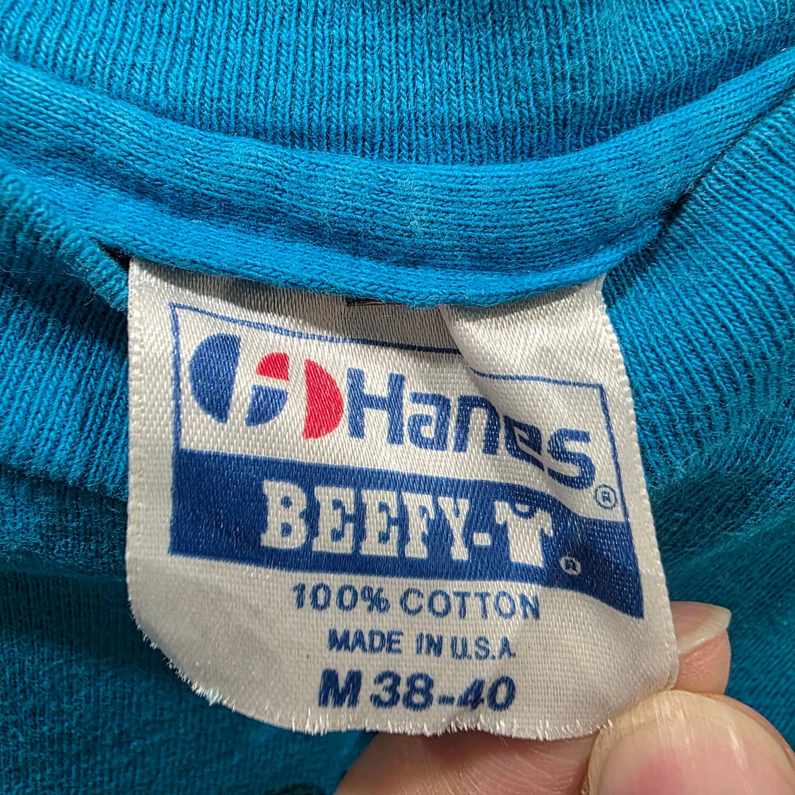 헤인즈 사슴 그래픽 프린트 빈티지 티셔츠 상품이미지2