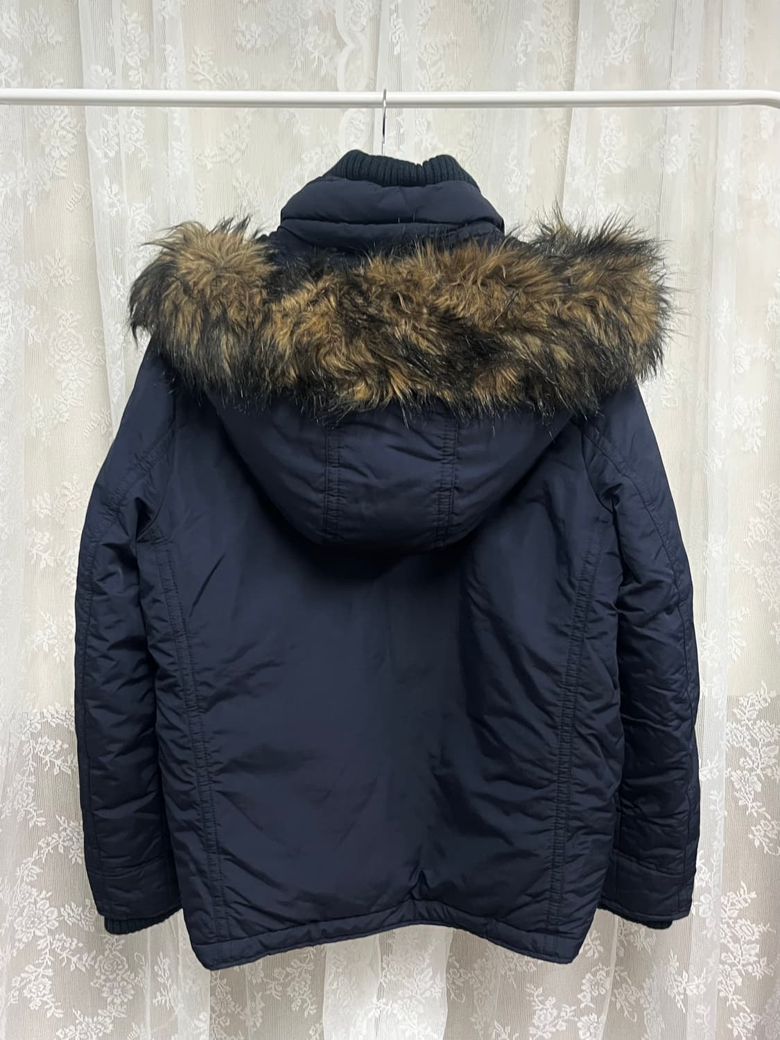 M) 아베크롬비 빈티지 파카 패딩 점퍼 네이비 상품이미지2