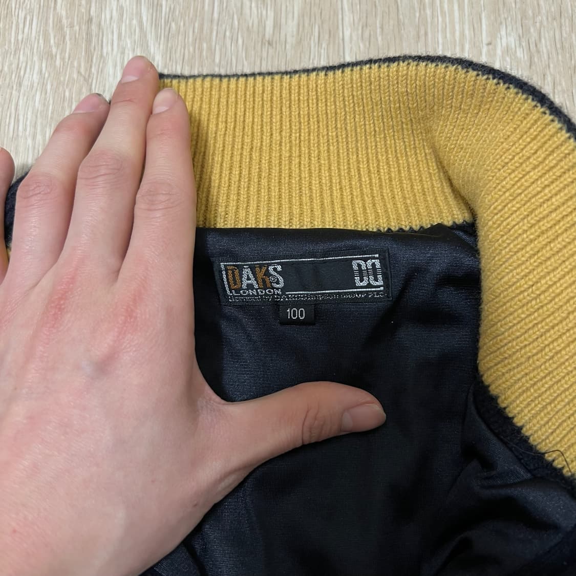 닥스 골프 남성 방풍 반집업 니트 L/100 상품이미지5