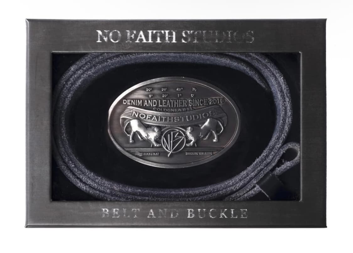 nofaith studio 핸드메이드 레더 벨트  상품이미지1