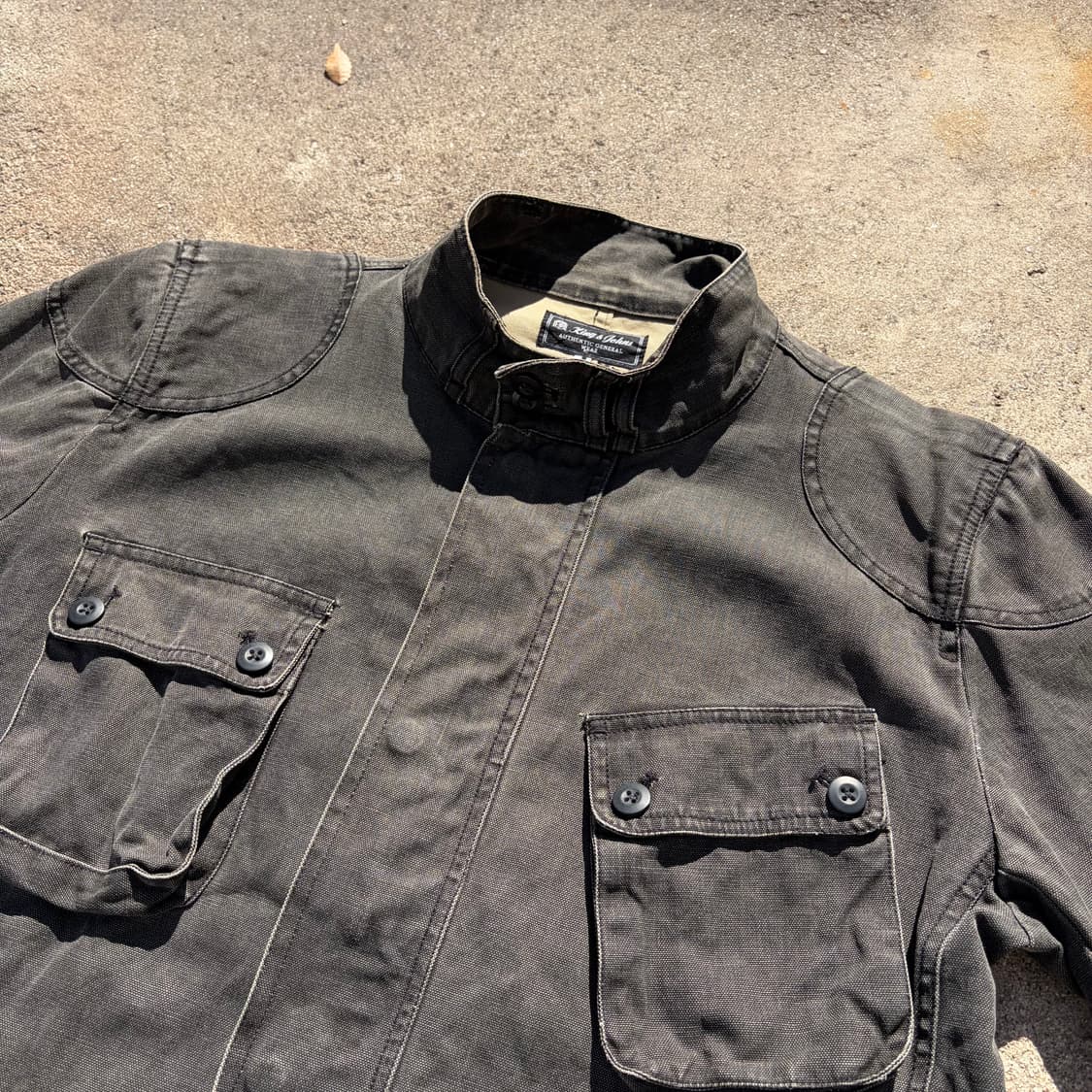 킹앤존 빈티지 모터사이클 필드 자켓 L 상품이미지5