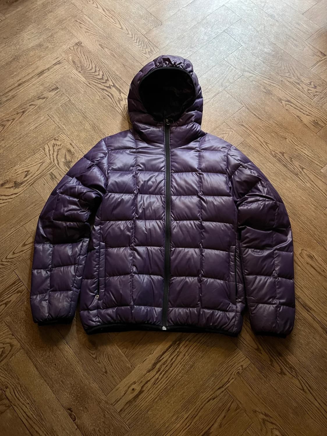 [L]CAMP7 아웃도어 퍼플 다운 경량 패딩 상품이미지1