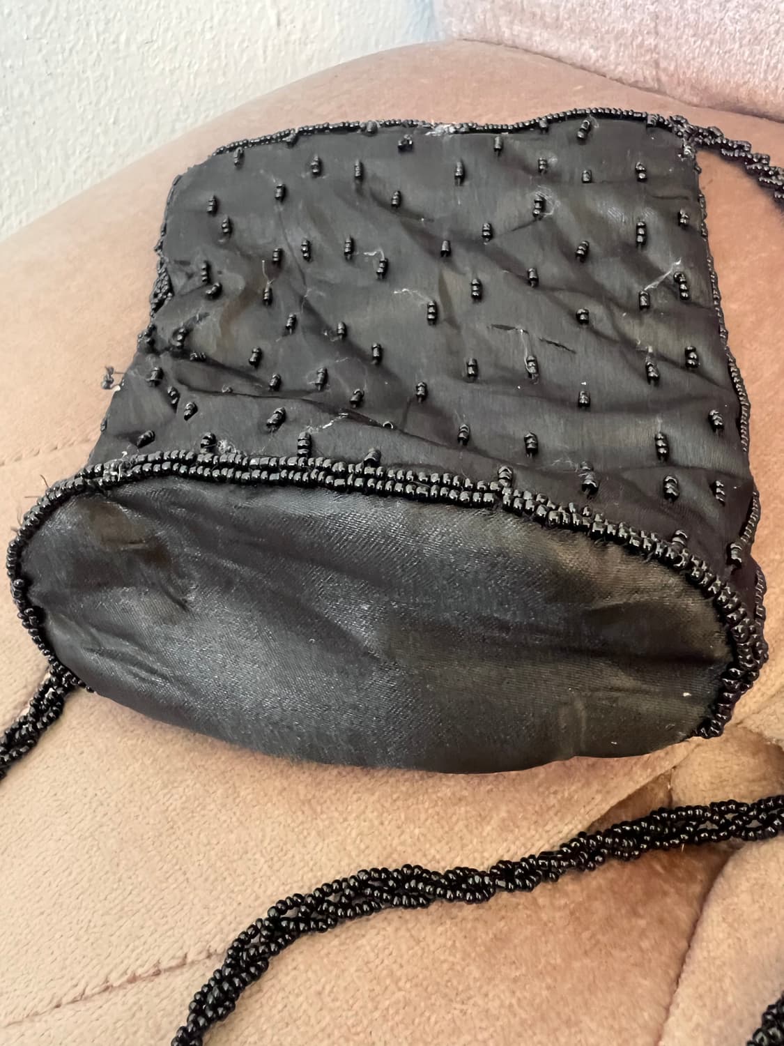 일본수입 핸드메이드 비즈공예 블랙 크로스백 미니백 상품이미지7