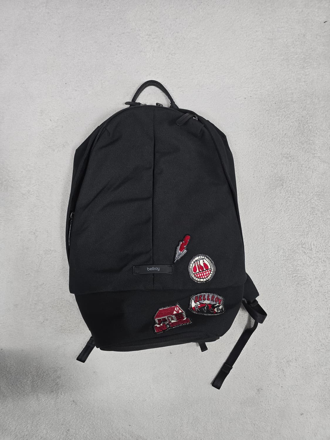Bellroy 벨로이 X RVCA 콜라보 블랙 패치 클래식 백팩 상품이미지1