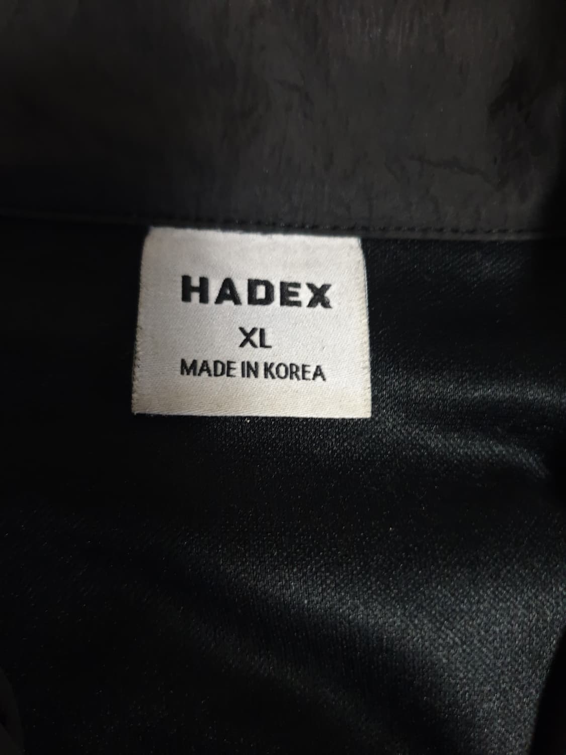 HDEX 에이치덱스 오버핏 바람막이 짚업 자켓 블랙 (XL) 상품이미지3