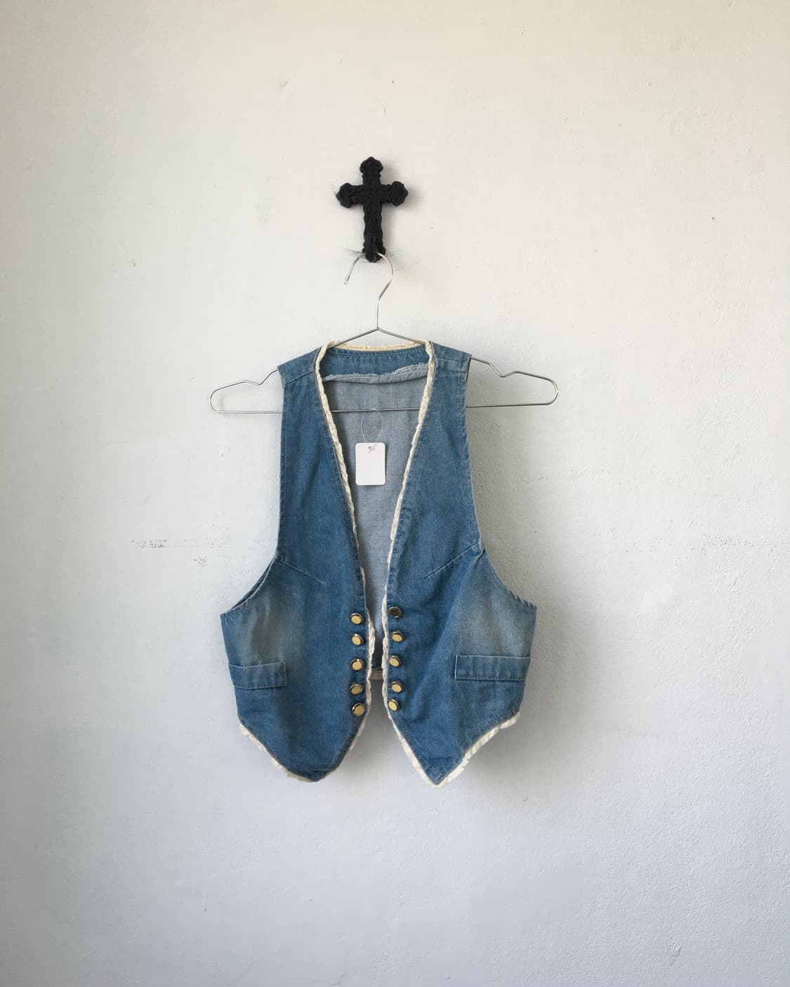 Denim vest 상품이미지1