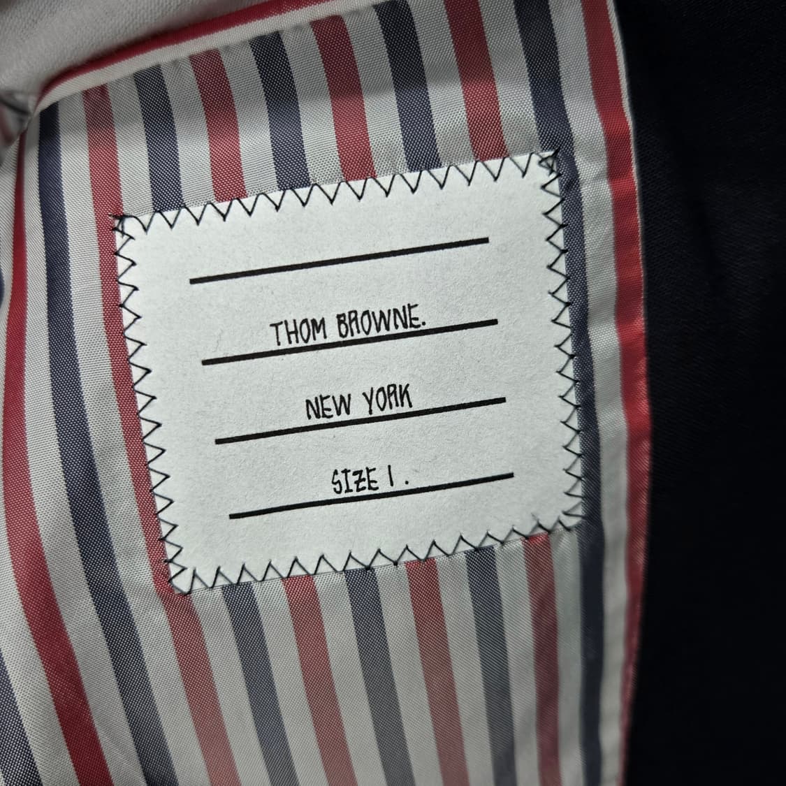 백화점판 / 톰브라운 4BAR 금장 울 블레이저 슬랙스 수트 셋업 1 상품이미지5