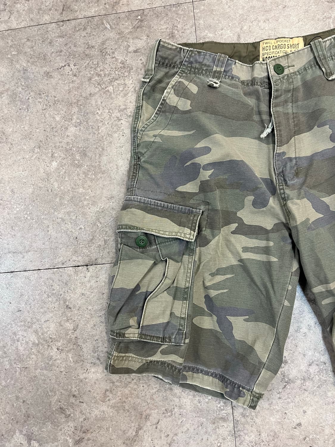 빈티지 HCO 카모 카고 하프 팬츠 32 #csz4142 상품이미지4