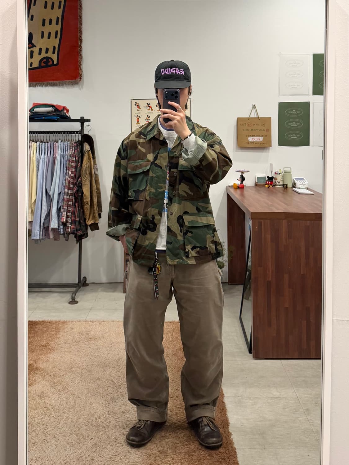 80s Military U.S.Army 미군 우드랜드 카모 BDU 자켓 상품이미지2