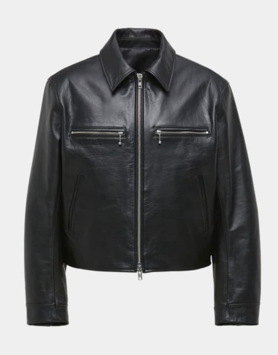 쿠어 카우하이드 레더 싱글 라이더 자켓 상품이미지1