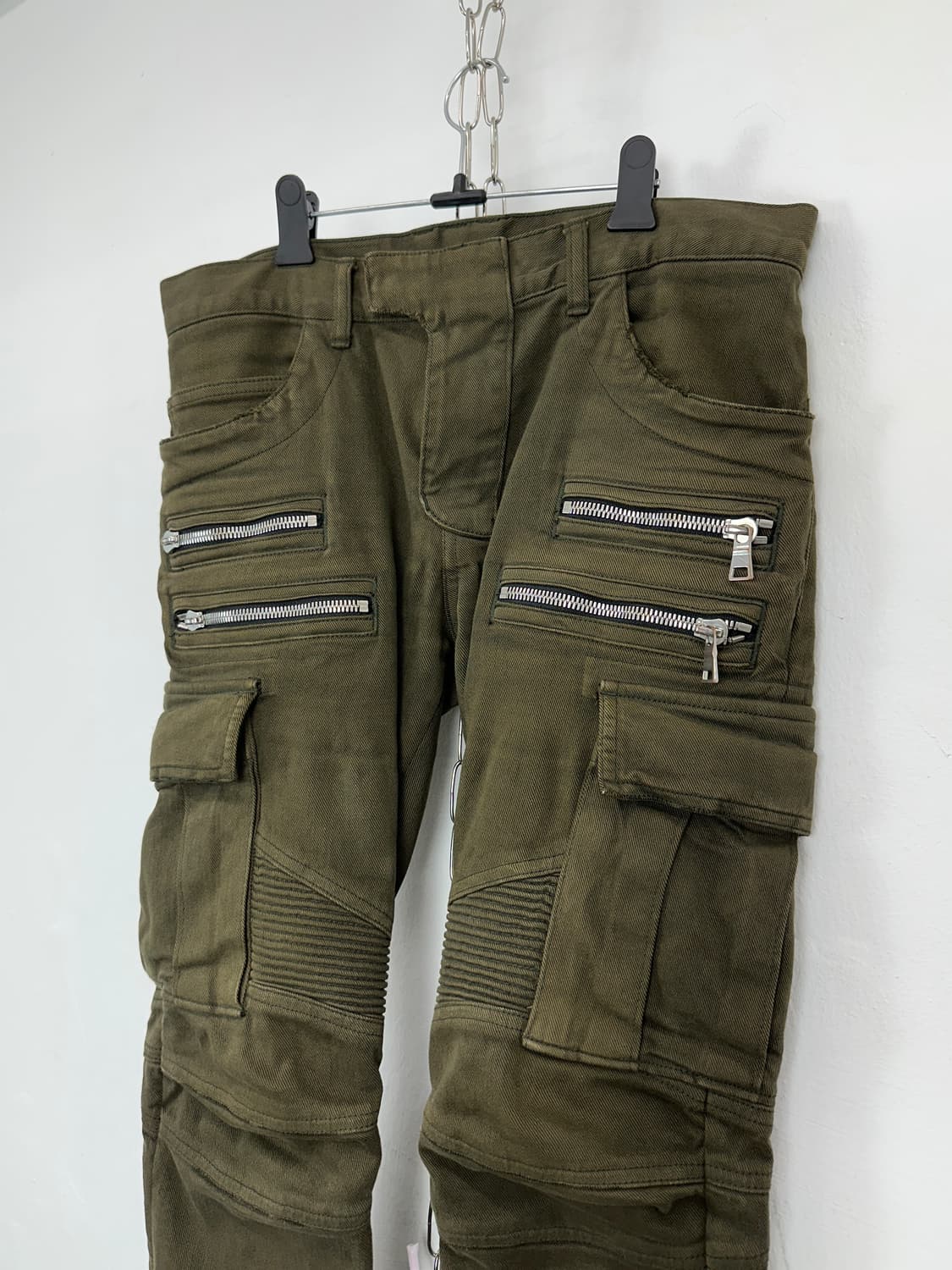 Balmain Multi-Zip Biker Jeans 상품이미지2