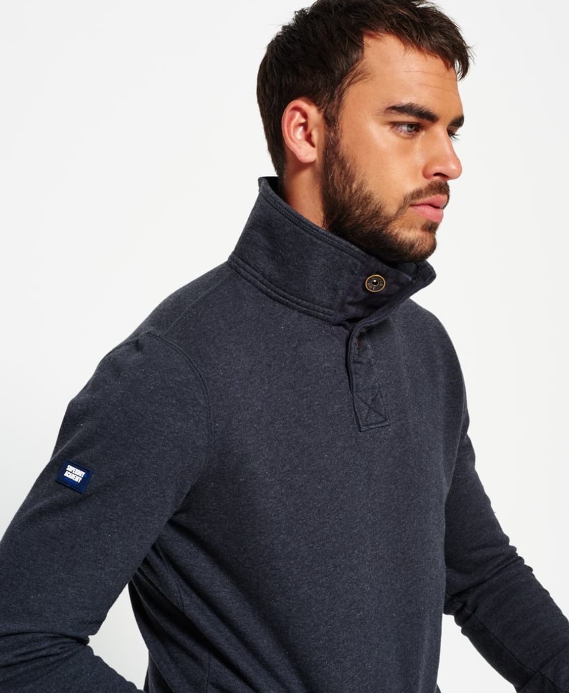 Superdry 슈퍼드라이 기모 반집업 니트 S 상품이미지2