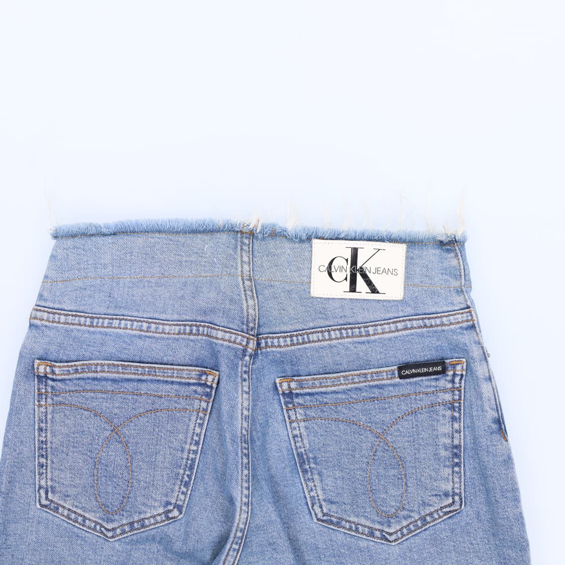 [허리둘레62] 캘빈클라인 여성 포인트 데님팬츠 1210H2 상품이미지3