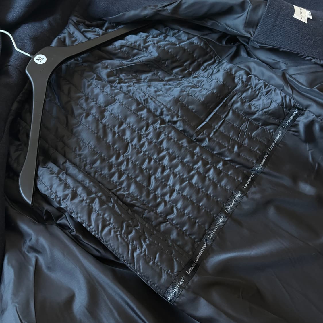 (새상품급)떡볶이 코트 네이비 M 상품이미지4