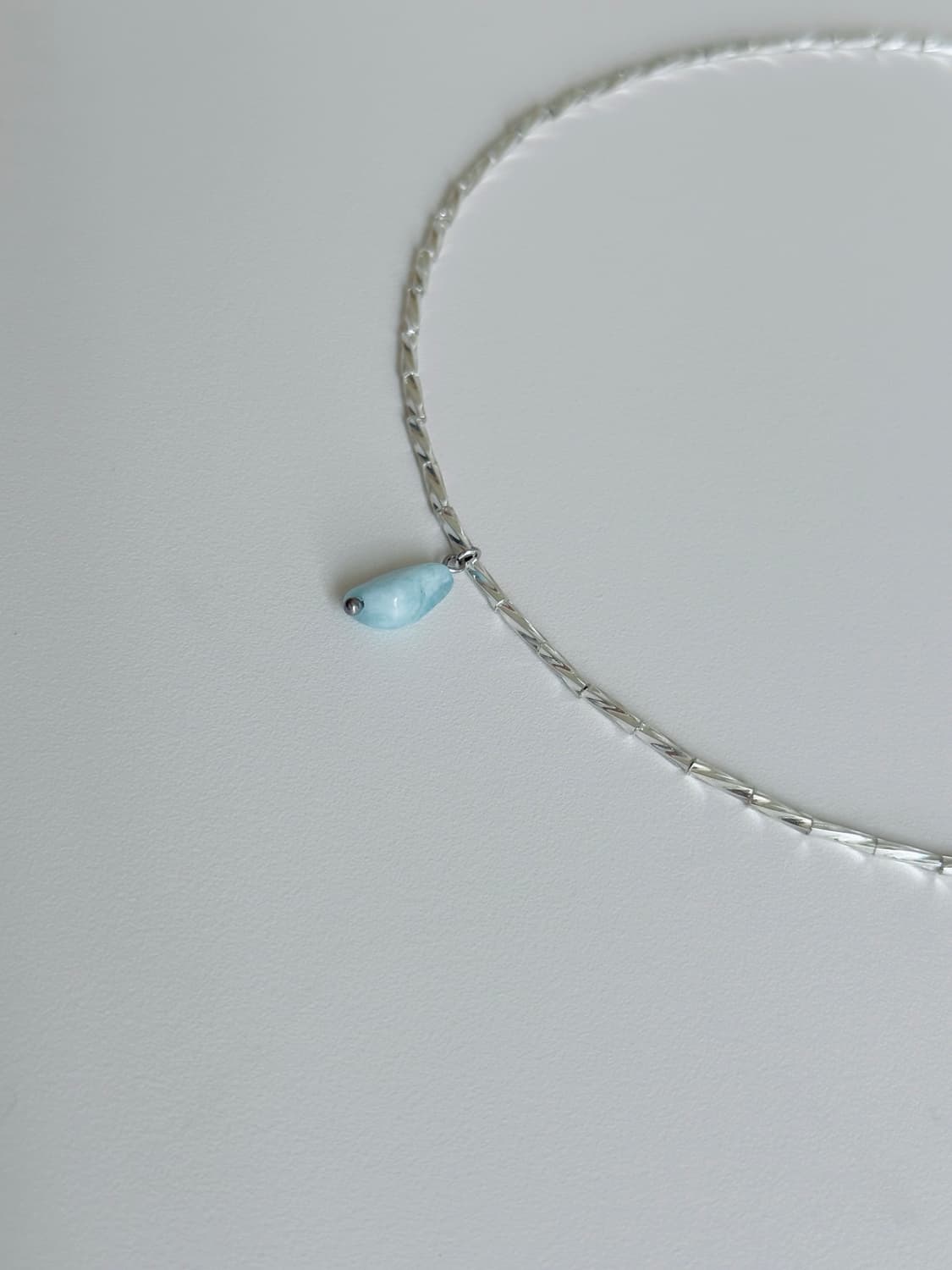 Misty aqua necklace 상품이미지3