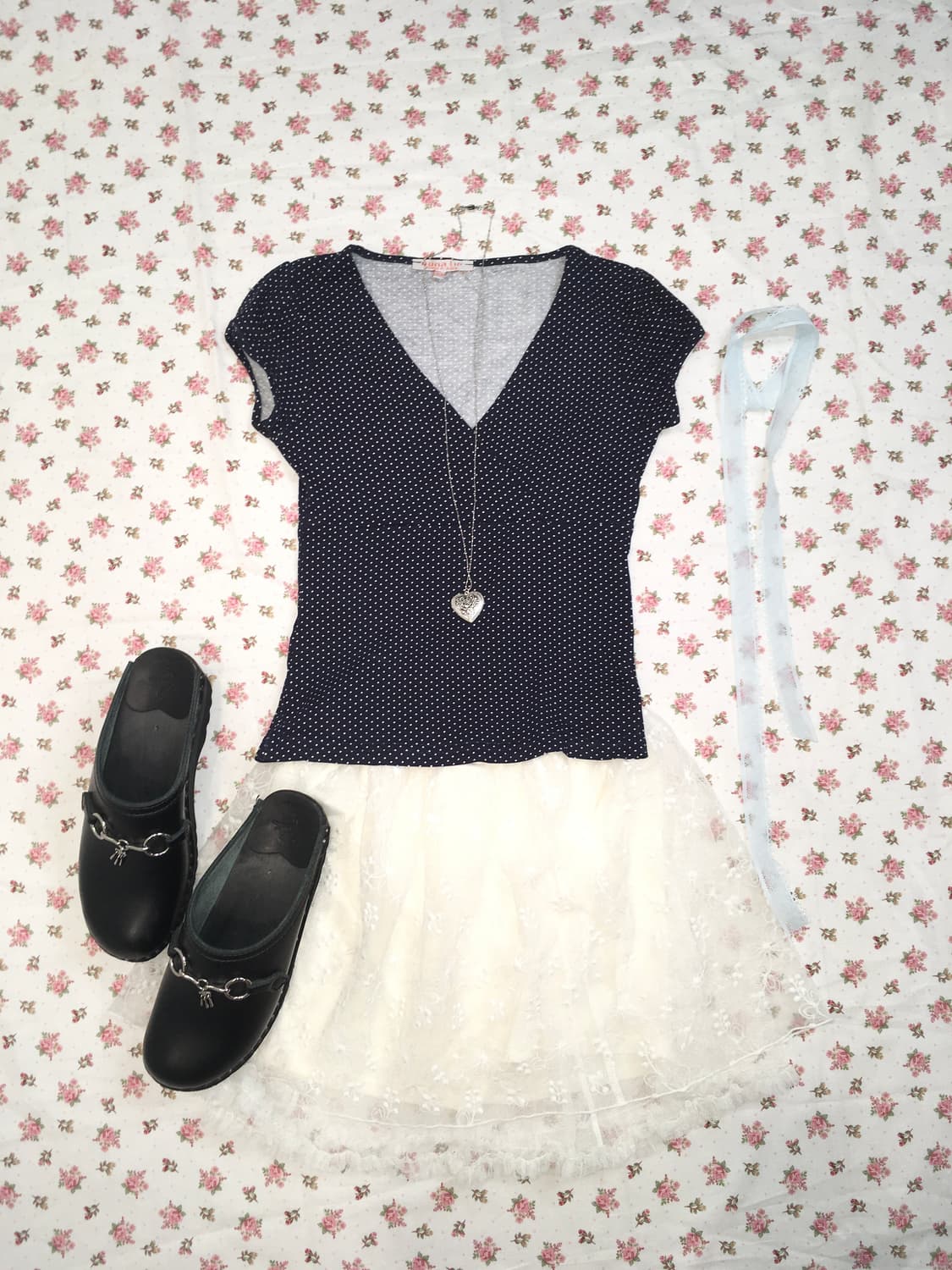 made in Italy antique dot blouse 상품이미지5