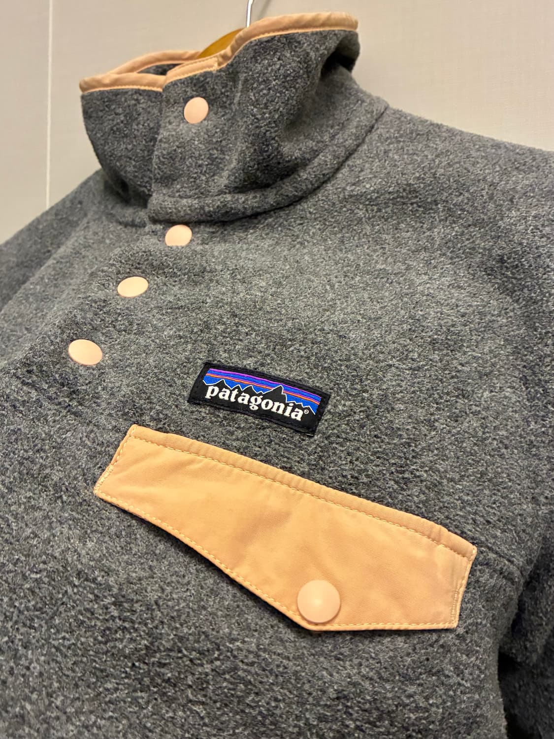 (XXS)파타고니아 신칠라 스냅티 풀오버 플리스 후리스 그레이 상품이미지5